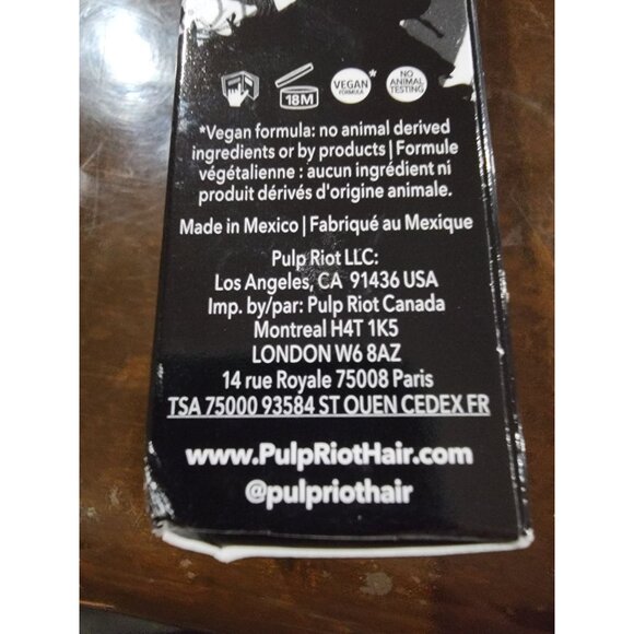 PulpRiot Faction8 Ash 1-1 Permanent Color 2 oz NIB NIP - Picture 7 of 7